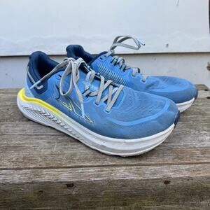 Altra Paradigm 7 Blue Yellow Zero Drop Plush Road Running Shoes - Women's 8.5